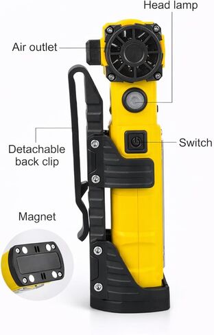Violent Fan Professional Portable Handheld Mini Fan Super Power Turbo Fan Compressed Air Duster 200000 RPM 8000mAh in Saudi Arabia