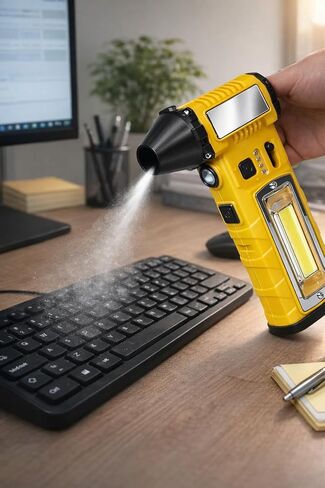 Violent Fan Professional Portable Handheld Mini Fan Super Power Turbo Fan Compressed Air Duster 200000 RPM 8000mAh in Saudi Arabia