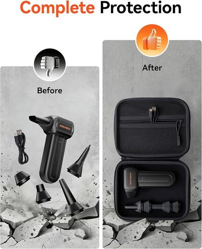 WOLFBOX MF60/70 Compressed Air Duster and Hard Carrying Case in Saudi Arabia