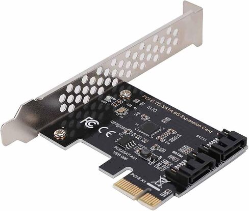 ciciglow PCIE to 3.0 2 Port III 6Gbps Adapter Cards with Full Speed Bandwidth for PC Enthusiasts and in Saudi Arabia