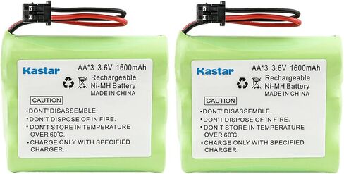 Kastar 2-Pack Battery Replacement for Radio Shack/Tandy TAD-3813 TAD-3814 TAD-3820 TAD-725 TAD-726 TAD-729 TAD-732 TAD-733 TAD-734 TAD-749 TAD-794 TAD-797, BT-905 BP-905 BT-1006 BT-800 in Saudi Arabia