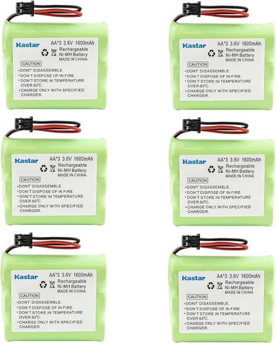 Kastar 2-Pack Battery Replacement for Radio Shack/Tandy TAD-3813 TAD-3814 TAD-3820 TAD-725 TAD-726 TAD-729 TAD-732 TAD-733 TAD-734 TAD-749 TAD-794 TAD-797, BT-905 BP-905 BT-1006 BT-800 in Saudi Arabia
