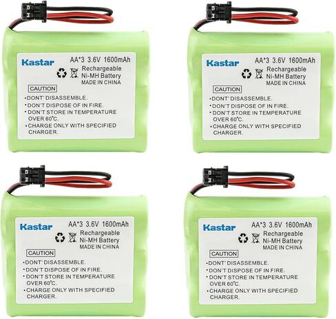 Kastar 2-Pack Battery Replacement for Radio Shack/Tandy TAD-3813 TAD-3814 TAD-3820 TAD-725 TAD-726 TAD-729 TAD-732 TAD-733 TAD-734 TAD-749 TAD-794 TAD-797, BT-905 BP-905 BT-1006 BT-800 in Saudi Arabia