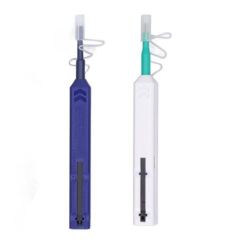 flexman 2Pcs Portable Fiber Optic End Face Cleaning Pen, One Press Anti Static Optical Connector Cleaning Tool with 800 Times for 1.25mm LC MU 2.5mm SC FC ST E2000 in Saudi Arabia