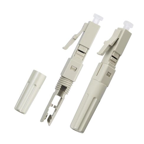 10 Pack LC/OM3 Multimode Quick Connector, 50/125μm Mechanical Fast Adapter for Data Center & Office Network in Saudi Arabia