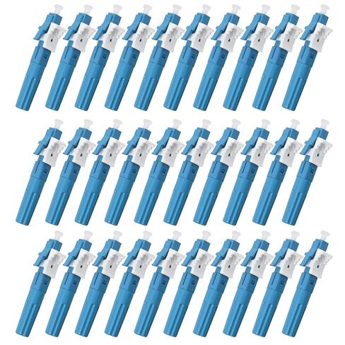 10 Pack LC/OM3 Multimode Quick Connector, 50/125μm Mechanical Fast Adapter for Data Center & Office Network in Saudi Arabia