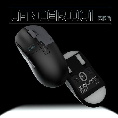 ماوس الألعاب اللاسلكي Lancer.001 PRO 8K، خفيف الوزن 65 جرام، مفاتيح قابلة للتبديل السريع، مستشعر PAW3950 مع 32,000 نقطة في البوصة in Kuwait