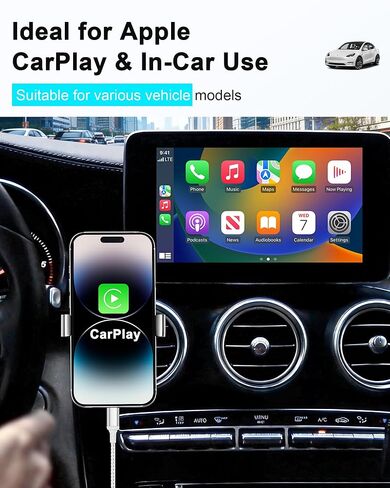 2ft USB to Lightning Cable (2-Pack) MFi Certified, Short iPhone Charger Cord for Car & CarPlay, Durable Braided 2 ft iPhone Charging Cable for iPhone 14 13 12 11 Pro Max, iPad, Power Bank in Saudi Arabia