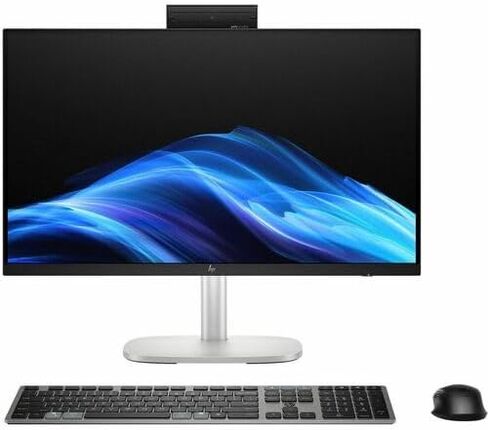 HP EliteStudio 8 AiO G1i All-in-One Computer - Intel Core Ultra 7 265 - vPro Technology - 32 GB - 1 TB SSD - 23.8" Full HD Touchscreen - Desktop - Pike Silver - Intel Q870 Chip - 1920 x 1080 - Windows in Saudi Arabia