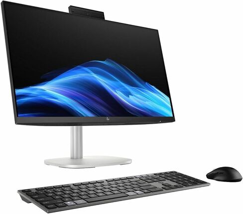 HP EliteStudio 8 AiO G1i All-in-One Computer - Intel Core Ultra 7 265 - vPro Technology - 32 GB - 1 TB SSD - 23.8" Full HD Touchscreen - Desktop - Pike Silver - Intel Q870 Chip - 1920 x 1080 - Windows in Saudi Arabia