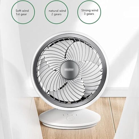 Habiba Strong Airflow Mini Fan USB Rechargeable Fan 3 Speed Multi-Purpose Small Fan Portable Handheld Fan for Personal Office Desk Car Outdoor Portable in Saudi Arabia