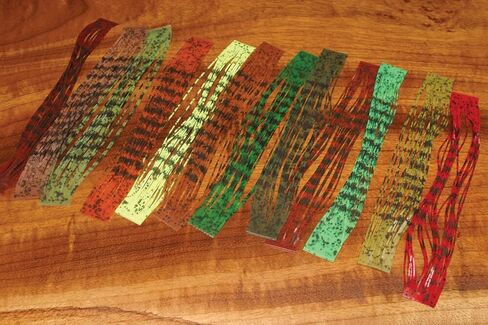Hareline Fly Tying Barred & Speckled Crazy Legs – Flexible Silicone Leg Material for Streamer, Hopper & Crab Patterns in Saudi Arabia