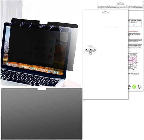 Protector Screen Filter, 0.4mm Anti-Glare Privacy Screen for 13.3-16 Inch, No Glue (15.4in/344x224mm) in Saudi Arabia