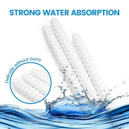 7 Pack Reusable Diatom Drying Stick - Quick Moisture Absorber, Multi-Purpose Humidity Control Dehumidifier Smooth Moisture Cleaner for Silicone Toys, Bathroom, Closet in Saudi Arabia