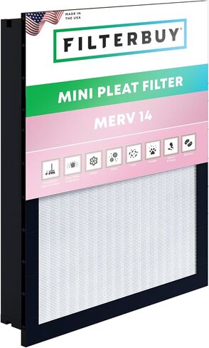 Filterbuy 16x20x4 Mini Pleat Air Filter MERV 14 HVAC Replacement with Header (1-Pack) in Saudi Arabia