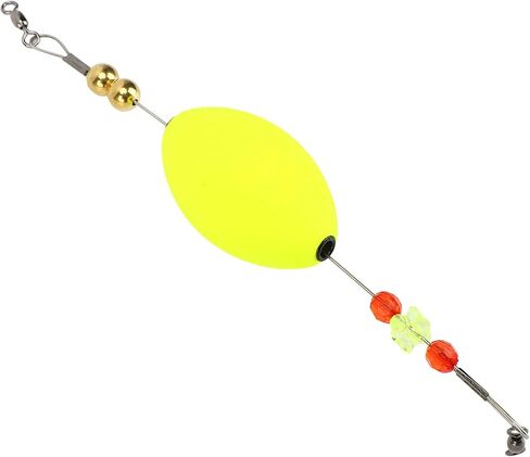 Foam Fishing Bobber Stick, Sensitive Lightweight Float with Copper Beads for Deepwater,Yellow in Saudi Arabia