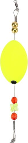 Foam Fishing Bobber Stick, Sensitive Lightweight Float with Copper Beads for Deepwater,Yellow in Saudi Arabia