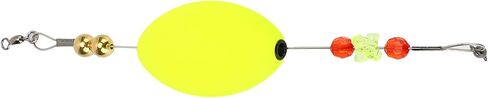 Foam Fishing Bobber Stick, Sensitive Lightweight Float with Copper Beads for Deepwater,Yellow in Saudi Arabia