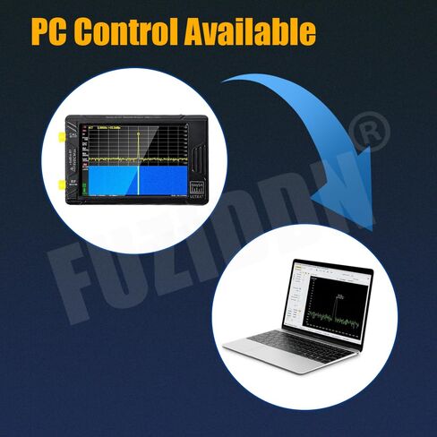 TinySA Ultra+ ZS407 7.3GHz Spectrum Analyzer, 4.0 Inch HW V0.5.4 100kHz-7.3GHz Tinysa Handheld Frequency Analyzer, 2-in-1 RF Signal Generator 100kHz to 900MHz MF/HF/VHF UHF in Saudi Arabia