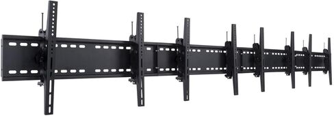 Displays2go Video Wall Mount for (4) 30" - 60" TV Screens, Tilting Bracket - Black (MNBD3060S4) in Saudi Arabia