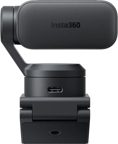 Insta360 Link 2 - كاميرا ويب PTZ 4K للكمبيوتر/Mac، مستشعر 1/2 بوصة، تتبع AI، HDR، ميكروفون إلغاء الضوضاء AI، التحكم في الإيماءات للبث، مكالمات الفيديو، الألعاب والمزيد مع حامل ثلاثي مرن وقماش عدسة in Kuwait