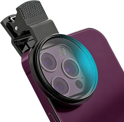 52mm CPL Polarizing Lens Filter for Phone Camera, Clip On Smartphone Camera Filter, Reduce Glare Photography Lens in Saudi Arabia