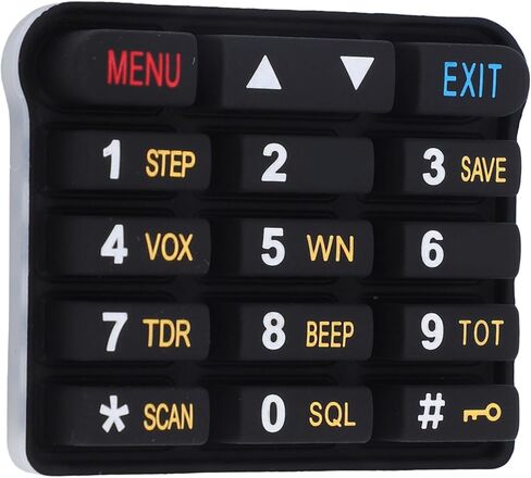 Yunseity 8PCS Number Keyboard Replacement for UV9R Plus 2 Way Radio, Silicone Numeric Keypad with Tactile Responsiveness, for Intercom Devices in Saudi Arabia