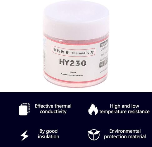 Hejhncii HY234 10g معجون السيليكون الحراري الشحوم الموصلة لوحدة المعالجة المركزية GPU شرائح دفتر تبريد معجون الشحوم الحرارية in Saudi Arabia