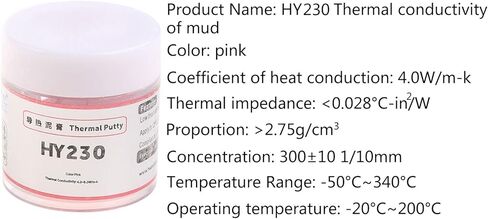 Hejhncii HY234 10g معجون السيليكون الحراري الشحوم الموصلة لوحدة المعالجة المركزية GPU شرائح دفتر تبريد معجون الشحوم الحرارية in Saudi Arabia