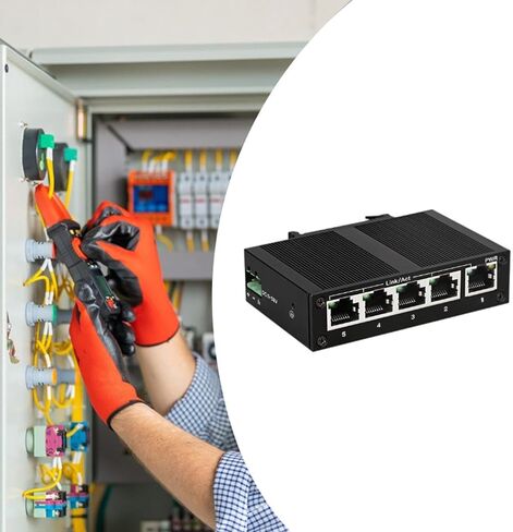 Industrial Ethernet Switch 10/100Mbps Compact Din Ethernet Hub in Saudi Arabia