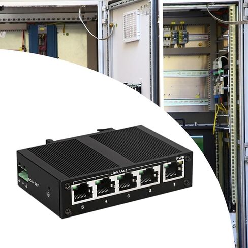 Industrial Ethernet Switch 10/100Mbps Compact Din Ethernet Hub in Saudi Arabia