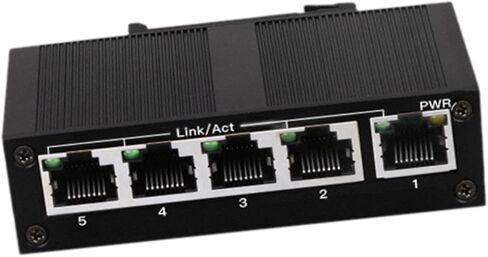 Industrial Ethernet Switch 10/100Mbps Compact Din Ethernet Hub in Saudi Arabia