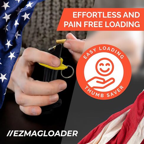 EZMAGLOADER Ruger Mark II, III, IV, 22/45, Smith & Wesson 22A and Victory, Beretta Neos, Browning Buck Mark, Colt Woodsman and High Standard 22LR Magazine Loader - Speed Loader Accessories - 2 Pack in Saudi Arabia