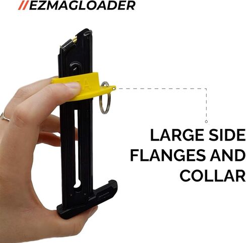 EZMAGLOADER Ruger Mark II, III, IV, 22/45, Smith & Wesson 22A and Victory, Beretta Neos, Browning Buck Mark, Colt Woodsman and High Standard 22LR Magazine Loader - Speed Loader Accessories - 2 Pack in Saudi Arabia