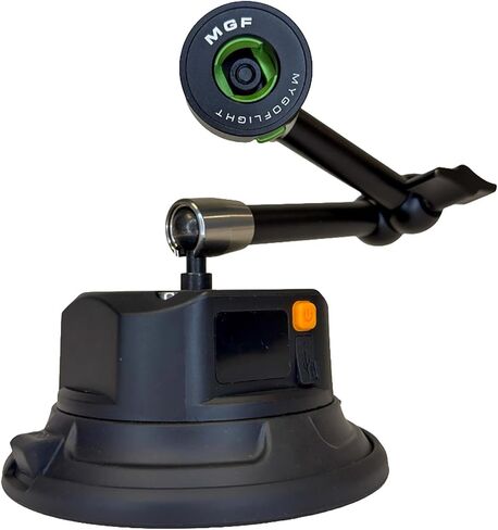 حامل مكنسة إلكترونية Flex Suction E-PRO لقمرة قيادة الطيران - كوب شفط ذكي 4.5 بوصة، دوران 360 درجة، ذراع مرن كامل، قاعدة حامل جهاز طيار مقاومة للاهتزاز in Saudi Arabia