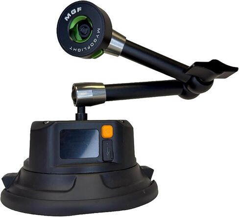 حامل مكنسة إلكترونية Flex Suction E-PRO لقمرة قيادة الطيران - كوب شفط ذكي 4.5 بوصة، دوران 360 درجة، ذراع مرن كامل، قاعدة حامل جهاز طيار مقاومة للاهتزاز in Saudi Arabia