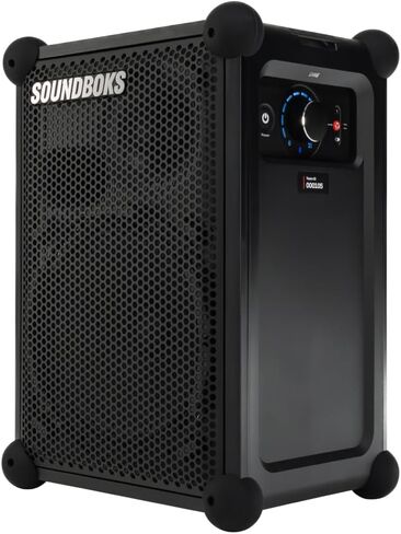 Soundboks Mix – Portable Bluetooth Speaker – Durable & Weatherproof (IP65) Design – USB-C Rechargeable Battery – Ultra-Loud – 121dB – Speaker for indoors and outdoors – 40 Hours of Play time – (Black) in Saudi Arabia