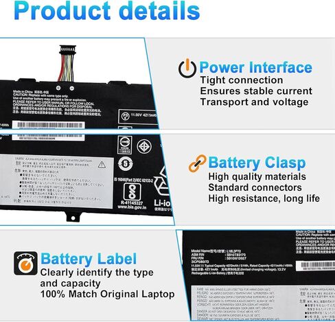 L18M3PFA L18D3PF2 استبدال بطارية الكمبيوتر المحمول لـ Lenovo Yoga C740-15IML C740-15 81TD سلسلة Notebook 5B10T83739 5B10T83740 5B10W67258 5B10W67402 SB10W675 in Kuwait