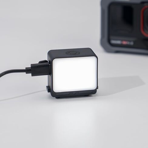 JJC LED Light for Insta360 Ace Pro 2 Accessories, Magnetic Auxiliary Fill Light Attachment, Rechargeable IPX5 Waterproof Mini Video Light, for Selfie Vlog Recording Lightweight in Saudi Arabia
