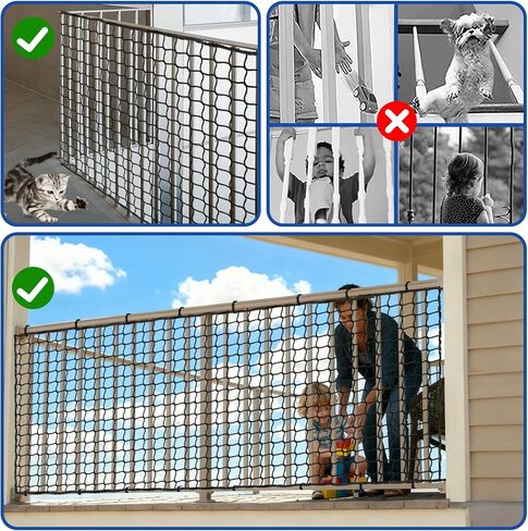 شبكة أمان للأطفال، شبكة حماية لشرفة الحيوانات الأليفة، شبكة أمان للدرابزين، شبكة أمان لملعب الجولف، شبكة لممارسة الجولف، شبكات بيسبول للضرب، شبكة رياضية من البوليستر بدون عقد in Kuwait
