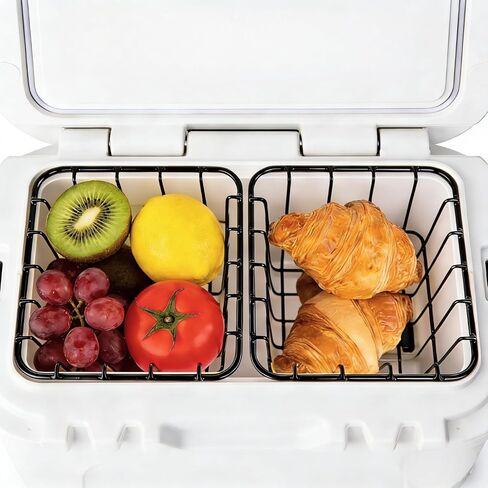 Cooler Basket for YETI Roadie 15 Hard Cooler, Wire Dry Goods Tray Organizer for Camping, Tailgating & Fishing, Anti-Rust Coated Metal Rack in Saudi Arabia
