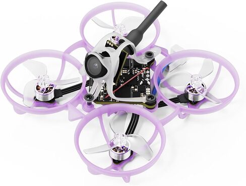 BETAFPV Air65 II طائرة كوادكوبتر بدون فرشاة، طائرة بدون طيار صغيرة خفيفة الوزن 1S 65 مم مع مصفوفة 1S 5IN1 II 12A FC، محرك 0702 30000KV، دعامة 1207 ثلاثية الشفرات، كاميرا C03، مظلة وإطار Air II لسباق FPV داخلي in Saudi Arabia