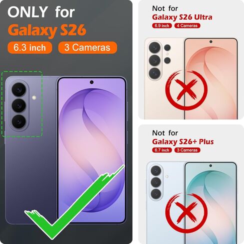 SHIELDON Wallet Case for Galaxy S26 6.3-inch 5G, 2-in-1 Detachable, Genuine Leather, Wireless Charging, Magnetic, RFID Blocking Credit Card Holder, Kickstand, Full Protective Cover - Retro Coffee in Saudi Arabia