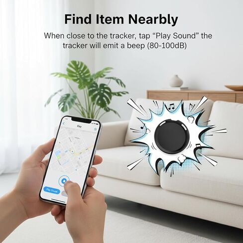 No Subscription GPS Tracker for Vehicles Work with Find My(iOS Only) Real-Time Mini Tracker Tags Global Coverage Hidden Car Location Tracking Tags Device with Magnetic Case No Monthly Fee Required in Saudi Arabia