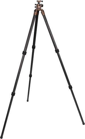 SIG SAUER Zulu-DMR Carbon Tripod Kit – Precision Shooting Tripod w/ARCA-Swiss Dual-Tension Ball Head, 3-Section Carbon Fiber Legs, 69in Max Height, 55lb Load Capacity, FDE in Saudi Arabia