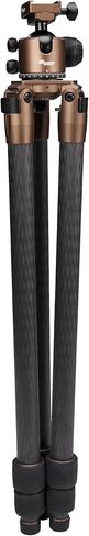 SIG SAUER Zulu-DMR Carbon Tripod Kit – Precision Shooting Tripod w/ARCA-Swiss Dual-Tension Ball Head, 3-Section Carbon Fiber Legs, 69in Max Height, 55lb Load Capacity, FDE in Saudi Arabia