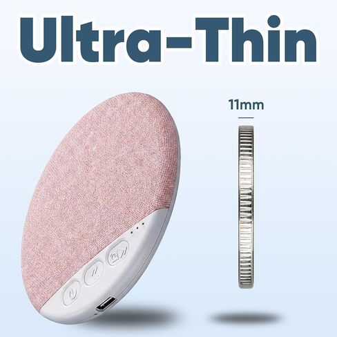 Bluetooth Pillow Speaker for Sleeping, Mini Portable Under Pillow Speaker with White Noise Timer Wireless Sleep Aid, Sleep Pillow Speaker with Bluetooth 6.0, for Bedtime Music in Saudi Arabia