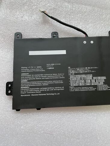 بطارية بديلة لأجهزة الكمبيوتر المحمول/الكمبيوتر المحمول Powerforlaptop متوافقة مع Chromebook C423 C423NA C523 C523NA Series C21N1808 C21PQCH 0B200-03060000 0B200-03130000M in Saudi Arabia