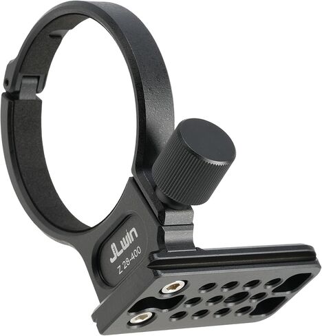 طوق حلقي للتركيب على حامل ثلاثي القوائم متوافق مع كاميرا Nikon Nikkor Z مقاس 28-400 مم F4-8 VR، لوحة إطلاق سريعة من Arca-Swiss مع فتحات ملولبة 1/4 بوصة و3/8 بوصة لمثبت مشبك الرأس in Kuwait
