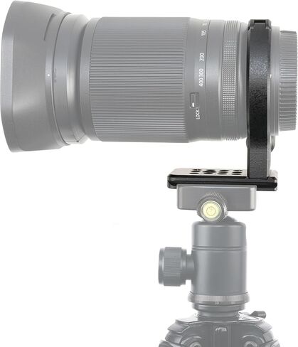طوق حلقي للتركيب على حامل ثلاثي القوائم متوافق مع كاميرا Nikon Nikkor Z مقاس 28-400 مم F4-8 VR، لوحة إطلاق سريعة من Arca-Swiss مع فتحات ملولبة 1/4 بوصة و3/8 بوصة لمثبت مشبك الرأس in Kuwait